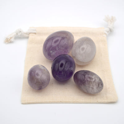 Amethyst Trommelsteine