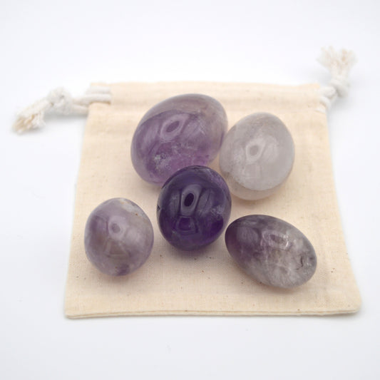 Amethyst Trommelsteine