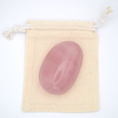 Rosenquarz Handschmeichler
